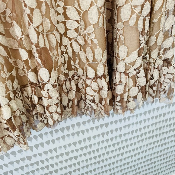 Ryu lace overlay dress with sheer neckline - size Large - Picture 4 of 7